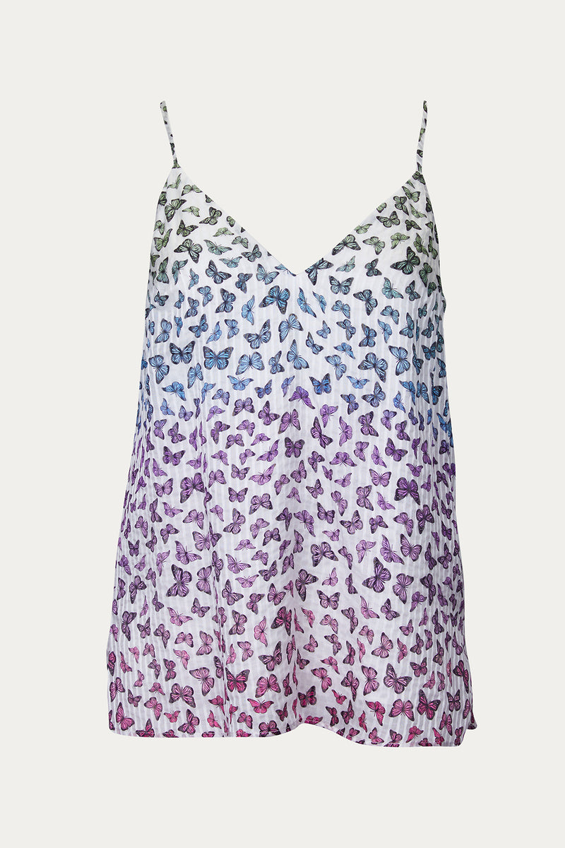 Cami NYC high quality Olicia Cotton Cami Xtra Large in Butterfly Silk Blend