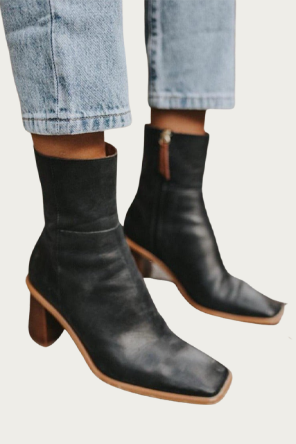 Alohas West Black Vintage Boots 36/6