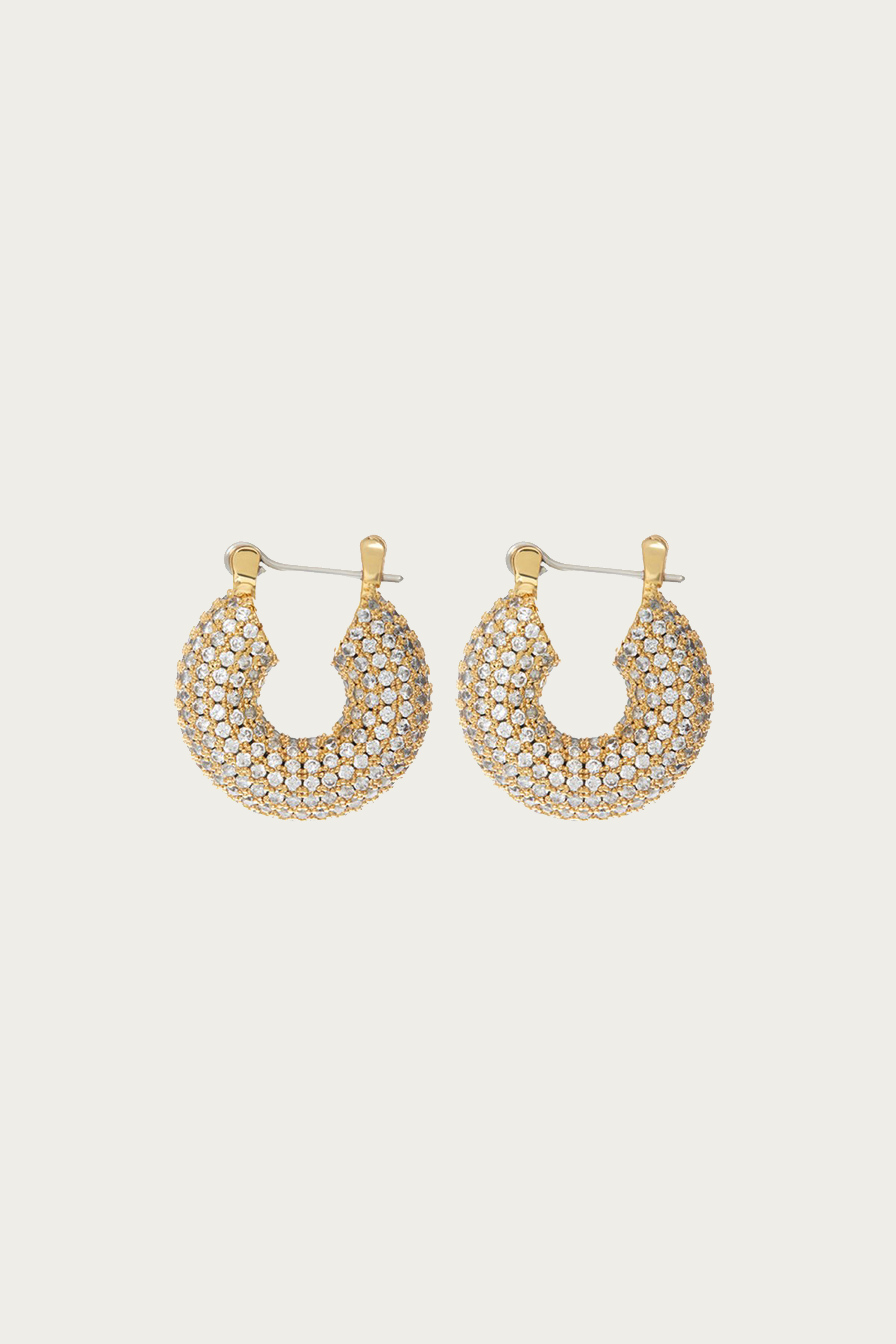 Luv Aj Mini Louis Chain Hoops – Serafina